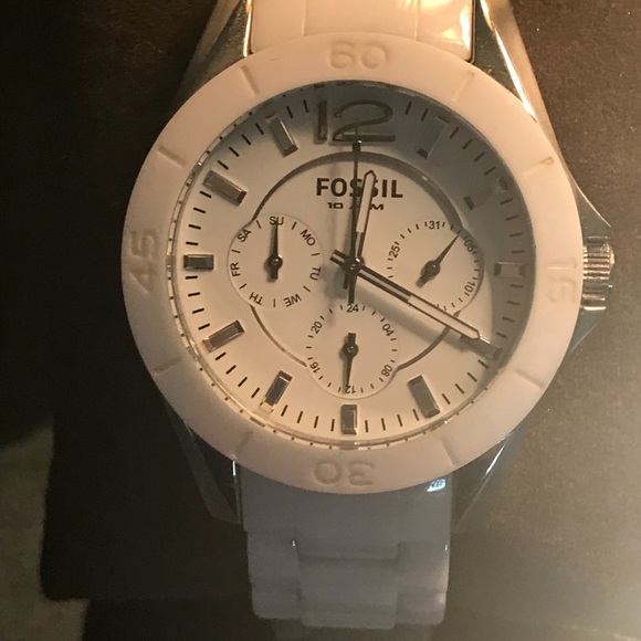 Fossil ceramic white watch - Picture 1 of 1